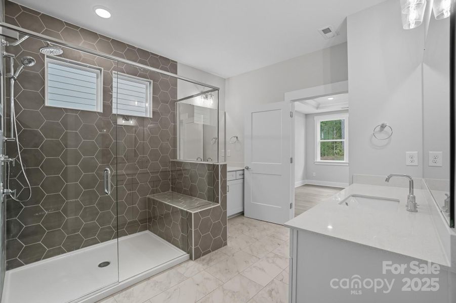 Furnished interior view inside a new home in Heritage - 55+ Community, Indian Trail (Image 13). Furnished interior view inside a new home in Heritage - 55+ Community, Indian Trail (Image 13).