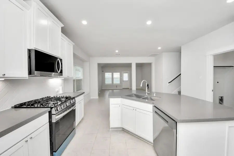 Furnished interior view inside a new home in Willow Trace, Spring (Image 9).