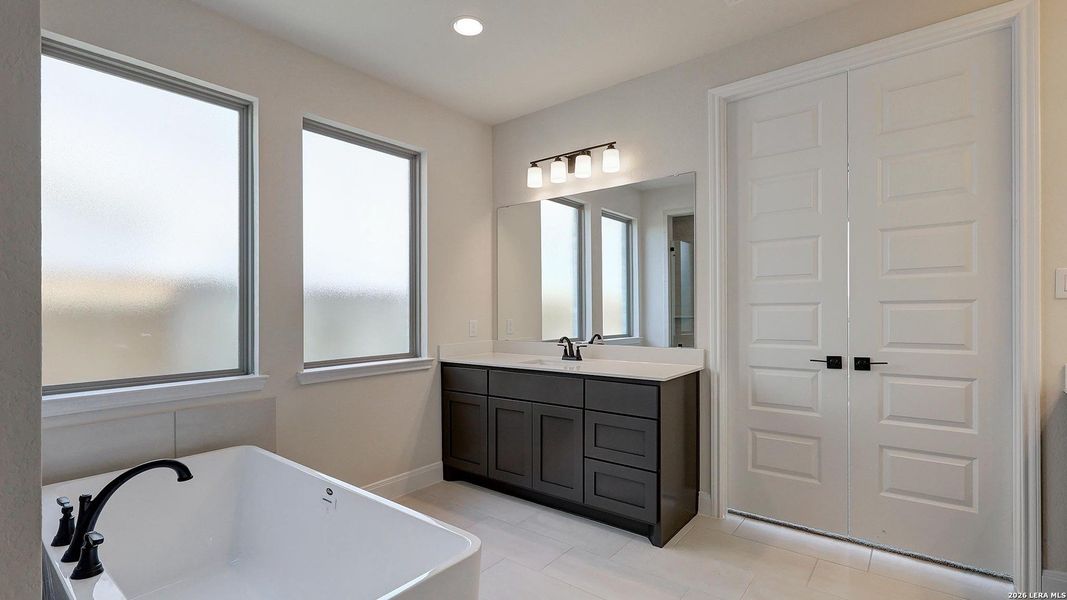 Furnished interior view inside a new home in Kallison Ranch, San Antonio (Image 7).