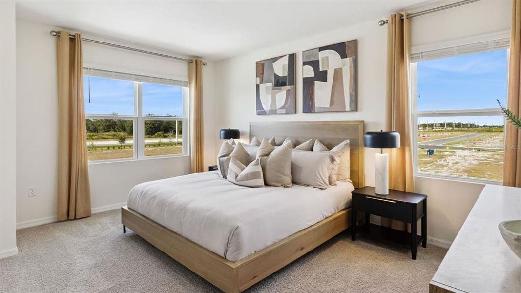 Furnished interior view inside a new home in Crosswinds, Haines City (Image 28).