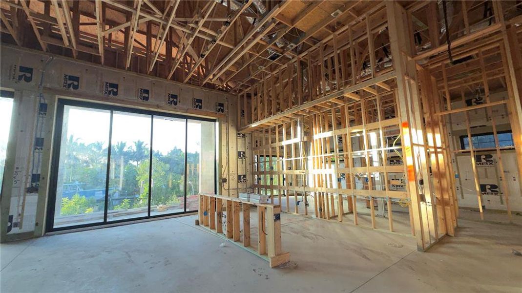 In-progress construction of a new home in , Sarasota, FL (Image 16).