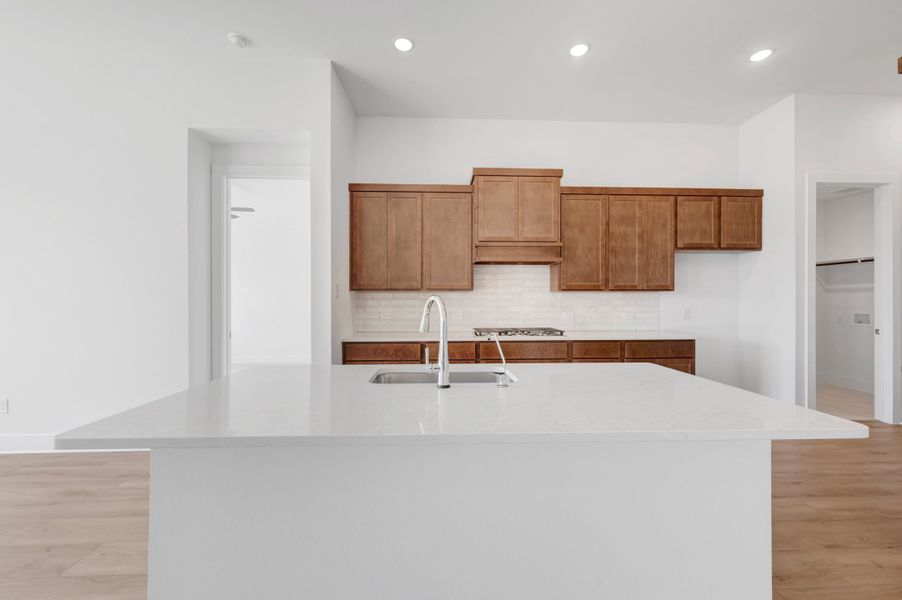Furnished interior view inside a new home in The Meadows, Denton (Image 8).