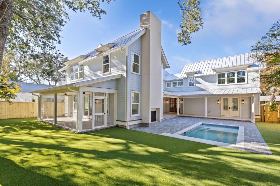 Exterior details and patio area of a home in , Mount Pleasant (Image 33). Exterior details and patio area of a home in , Mount Pleasant (Image 33).