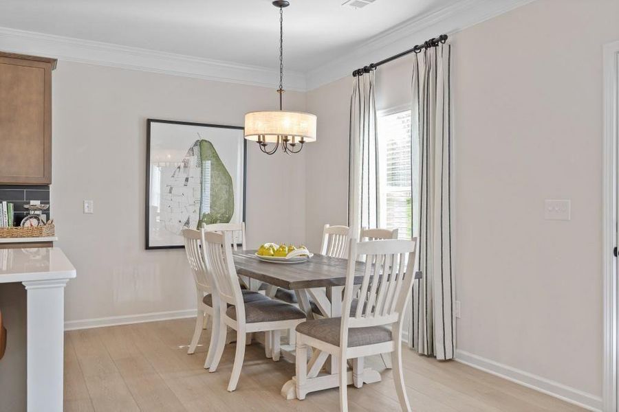 Furnished interior view inside a new home in Sycamore Crest, Calhoun (Image 28).