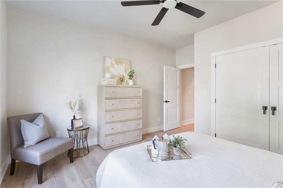 Furnished interior view inside a new home in , Decatur (Image 19).
