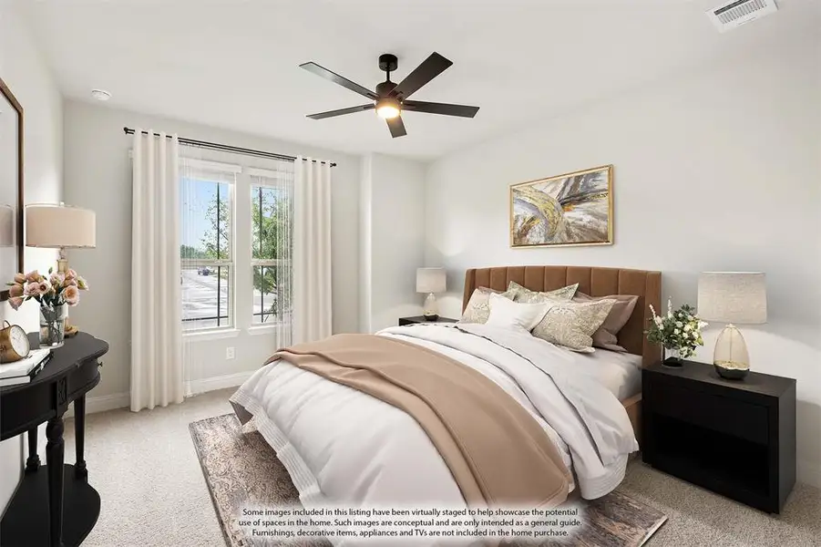 Furnished interior view inside a new home in Willow Wood, McKinney (Image 19).
