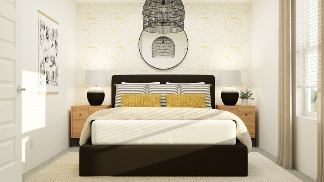 Representative furnished interior of a home built from the Solana Plan 3078 by Lennar in Ventana Ranch: Crest, Buckeye (Image 32). Representative furnished interior of a home built from the Solana Plan 3078 by Lennar in Ventana Ranch: Crest, Buckeye (Image 32).