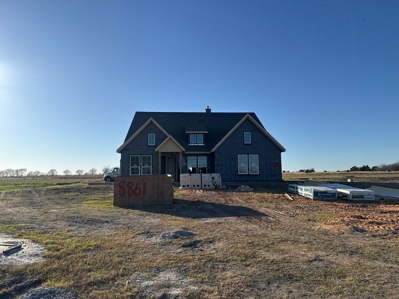 In-progress construction of a new home in Terra Escalante, Blue Ridge, TX (Image 4).