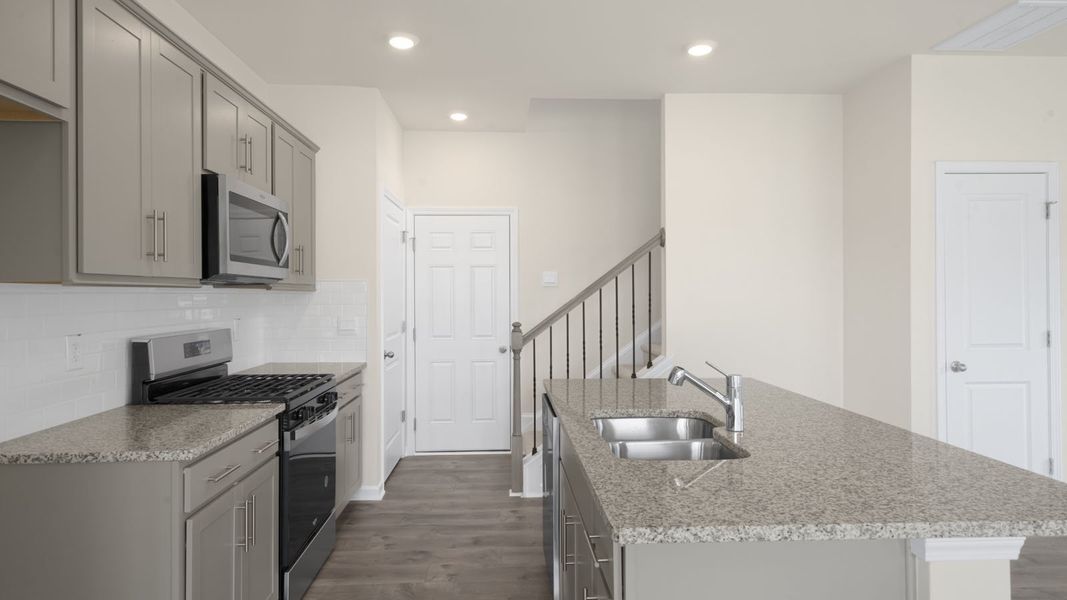 Furnished interior view inside a new home in Brightwood Farm, Whitsett (Image 5).