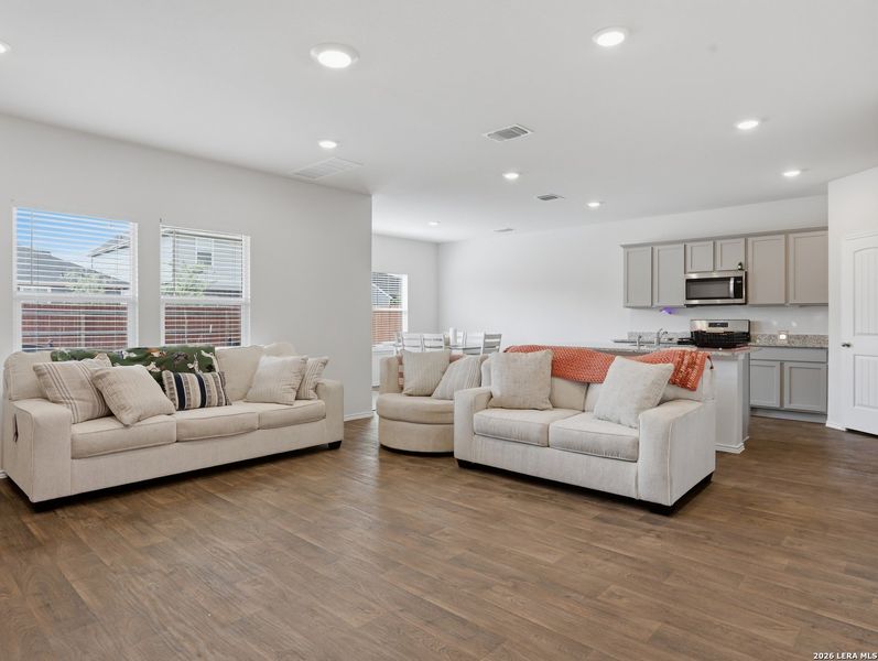 Furnished interior view inside a new home in Watermill, Uhland (Image 6).