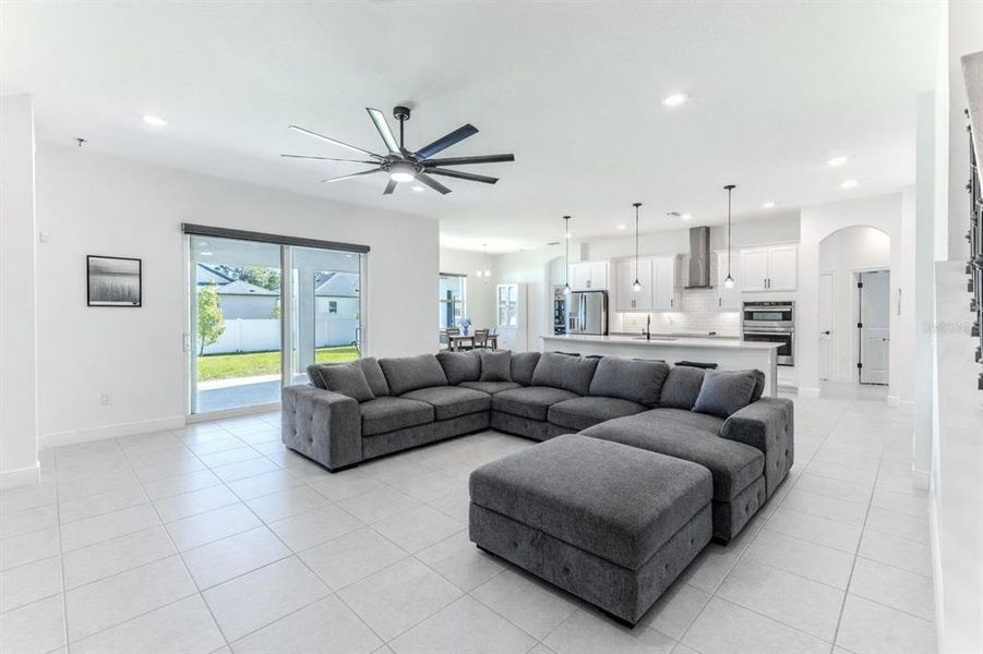 Furnished interior view inside a new home in Whiting Estates, Spring Hill (Image 33).