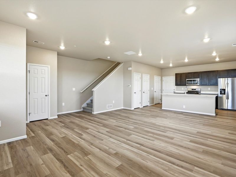 Spacious, unfurnished interior of a new home in Poudre Heights: The Meadow Collection, Windsor (Image 7).