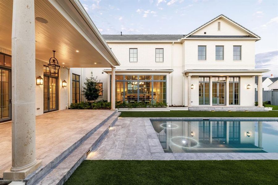 Exterior details and patio area of a home in , Dallas (Image 3).