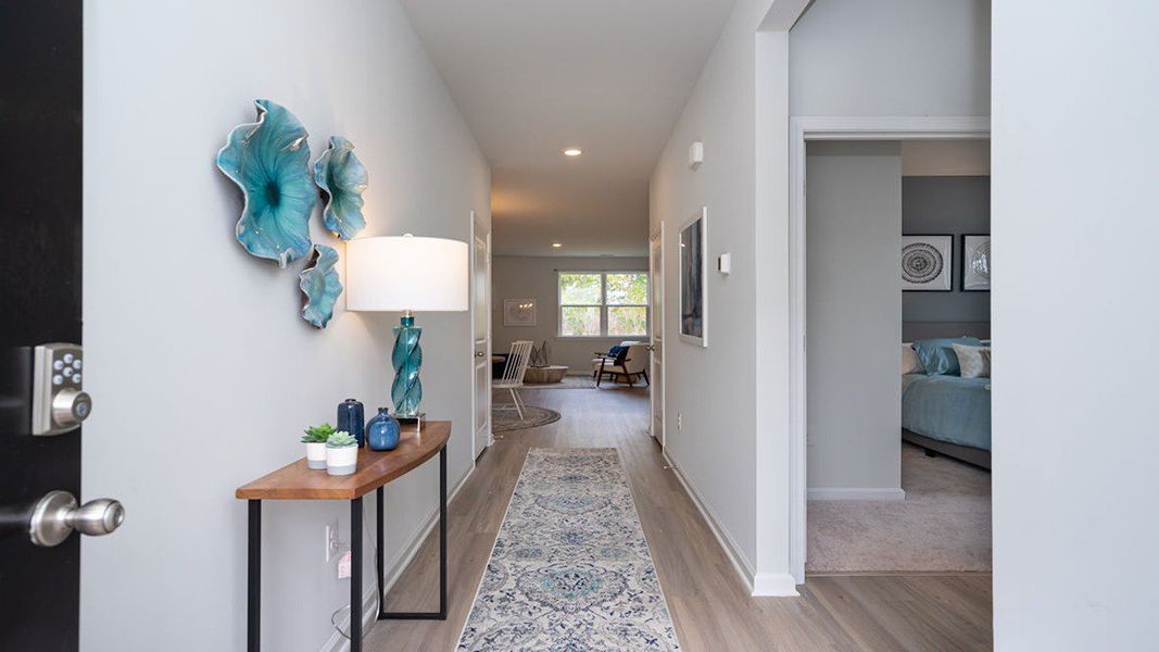 Representative furnished interior of a home built from the KERRY by D.R. Horton in Longleaf Village, Rincon (Image 5).