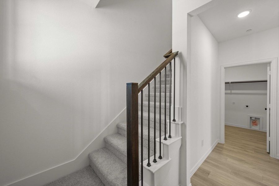 Representative unfurnished interior of a home built from the Darmouth by Ashton Woods in Parkside, Mansfield (Image 14).