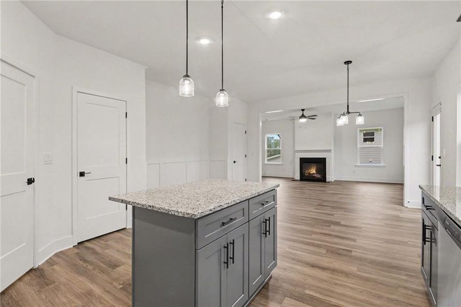 Furnished interior view inside a new home in Thunder Ridge, Dawsonville (Image 13).