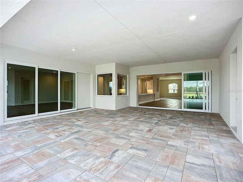 Exterior details and patio area of a home in Hampton Lakes, Sarasota (Image 36). Exterior details and patio area of a home in Hampton Lakes, Sarasota (Image 36).