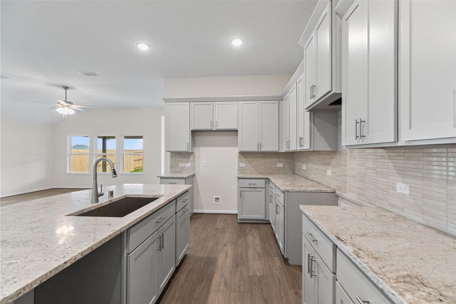 Furnished interior view inside a new home in Aldeana, Bonney (Image 12).