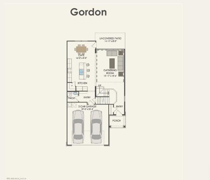 Pulte Homes, Gordon floor plan