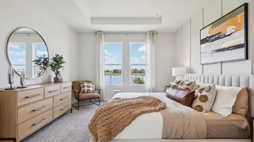 Furnished interior view inside a new home in Hawthorne Ranch, Lakeland (Image 30).