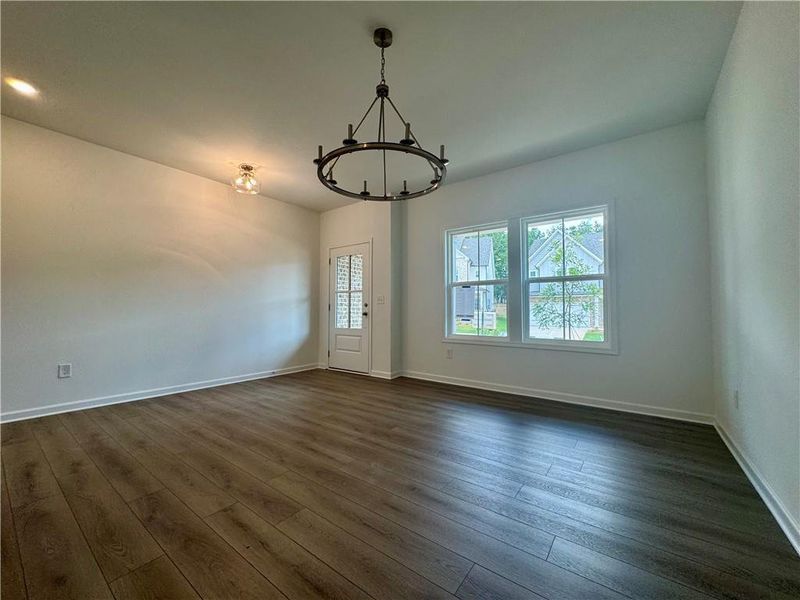Spacious, unfurnished interior of a new home in Eastlyn Crossing - Single Family, Flowery Branch (Image 39). Spacious, unfurnished interior of a new home in Eastlyn Crossing - Single Family, Flowery Branch (Image 39).