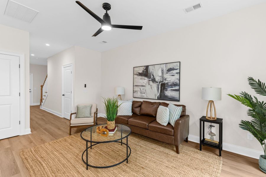Furnished interior view inside a new home in , North Charleston (Image 7).