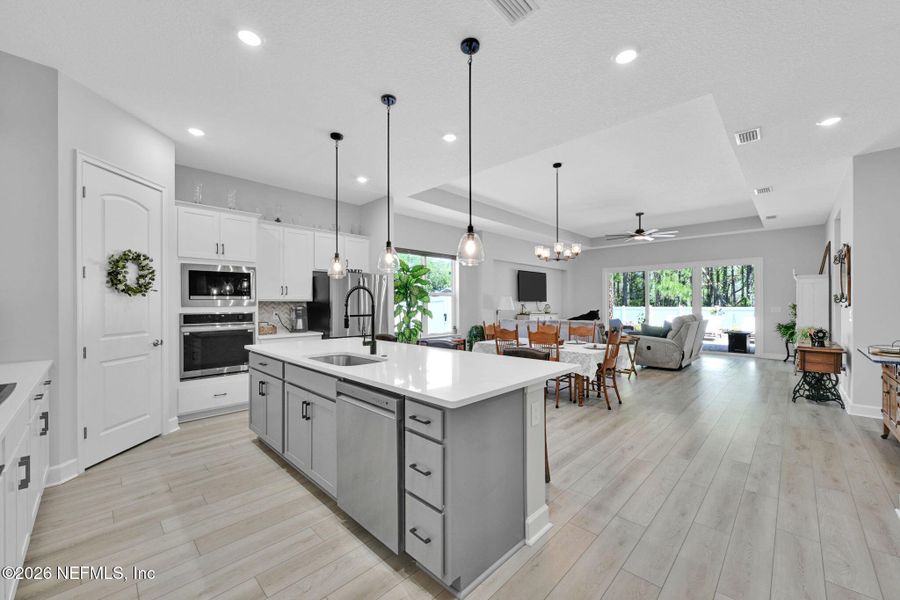 Furnished interior view inside a new home in , Yulee (Image 10).