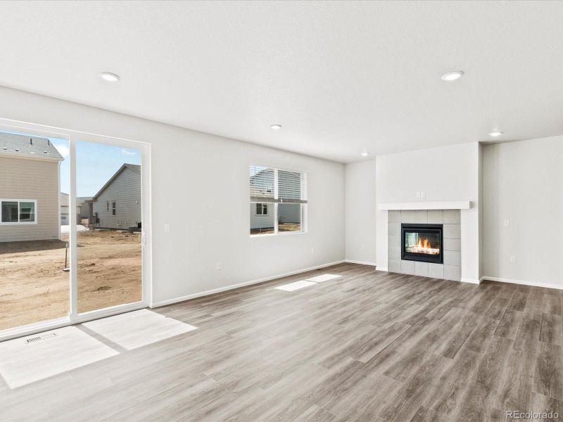 Spacious, unfurnished interior of a new home in Poudre Heights: The Alpine Collection, Windsor (Image 17).