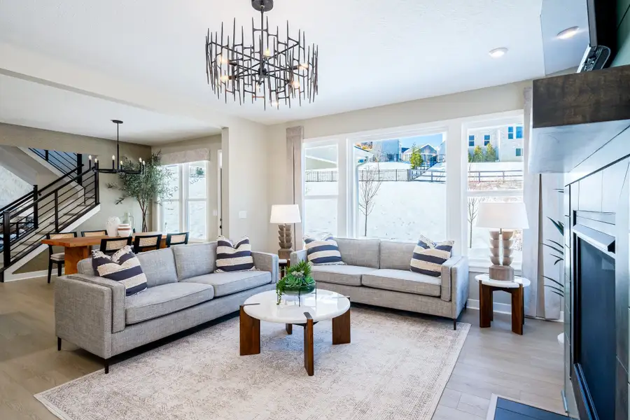 Representative furnished interior of a home built from the Wyatt by Fischer Homes in Leeland Farms, Fuquay Varina (Image 12). Representative furnished interior of a home built from the Wyatt by Fischer Homes in Leeland Farms, Fuquay Varina (Image 12).