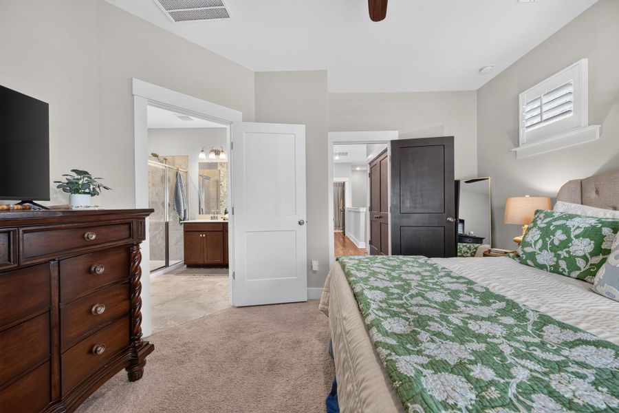 Furnished interior view inside a new home in Nexton - Midtown - The Park Collection, Summerville (Image 33). Furnished interior view inside a new home in Nexton - Midtown - The Park Collection, Summerville (Image 33).