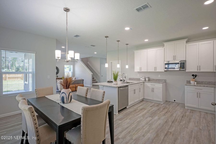 Furnished interior view inside a new home in , Jacksonville (Image 34).