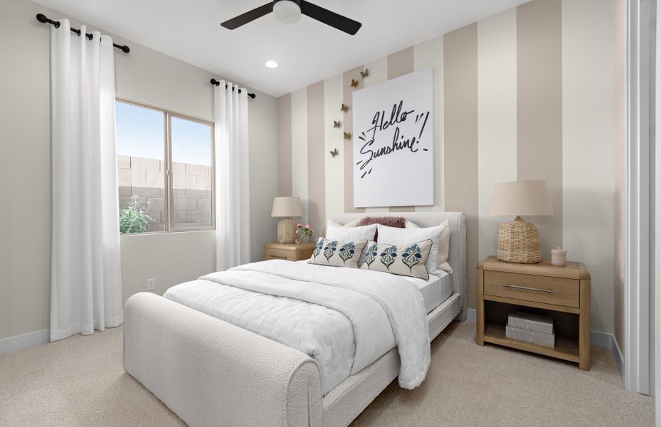 Representative furnished interior of a home built from the Haskell by Pulte Homes in Regent Hills - Meadow Series, Buckeye (Image 8).