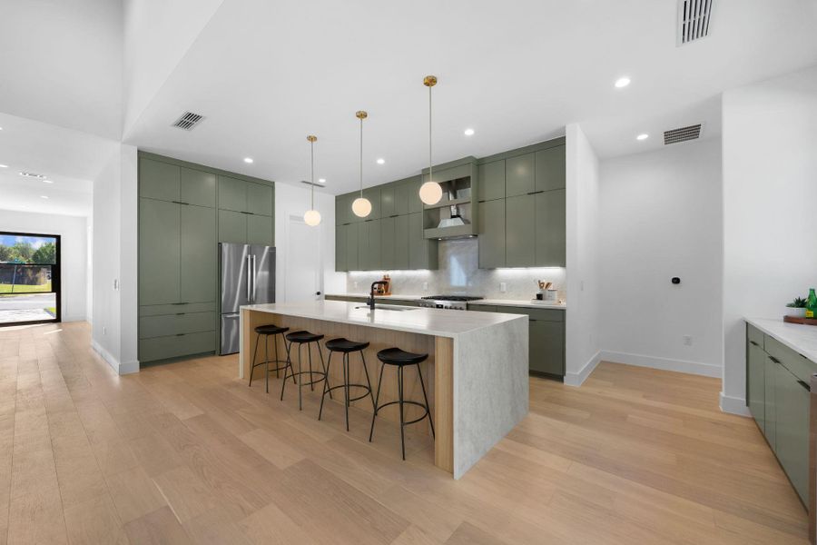 Furnished interior view inside a new home in , Austin (Image 9). Furnished interior view inside a new home in , Austin (Image 9).