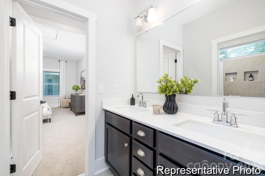 Furnished interior view inside a new home in , Statesville (Image 39).