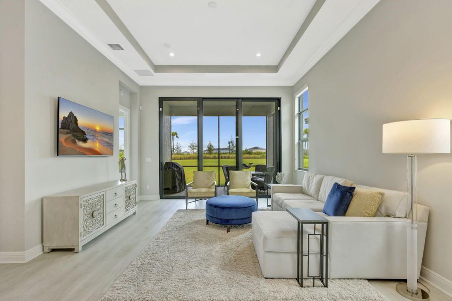 Furnished interior view inside a new home in , Port St. Lucie (Image 4).