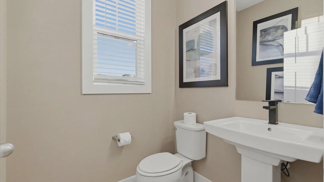 Furnished interior view inside a new home in Pelham Crossing Villas, Greenville (Image 37).