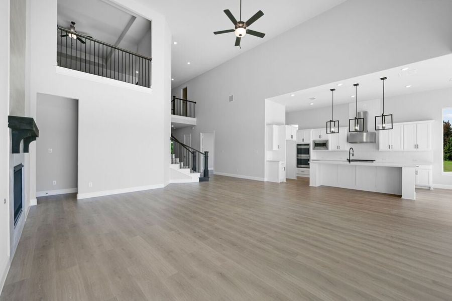Representative unfurnished interior of a home built from the Hawthorn by Taylor Morrison in The Ranch at Uptown Celina 70s, Celina (Image 12).