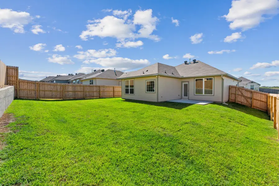 Exterior details and patio area of a home in , Brenham (Image 2). Exterior details and patio area of a home in , Brenham (Image 2).