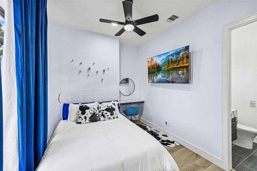 Furnished interior view inside a new home in , Houston (Image 15).