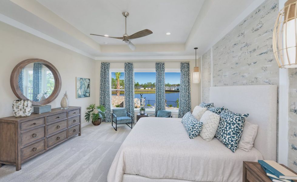Furnished interior view inside a new home in Amelia National, Fernandina Beach (Image 8).