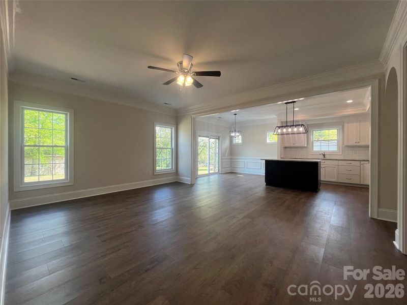 Great Room, Kitchen, Dining, Niche Great Room, Kitchen, Dining, Niche