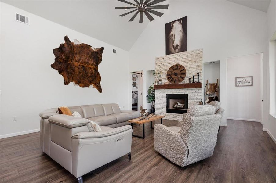 Furnished interior view inside a new home in , Ennis (Image 4). Furnished interior view inside a new home in , Ennis (Image 4).