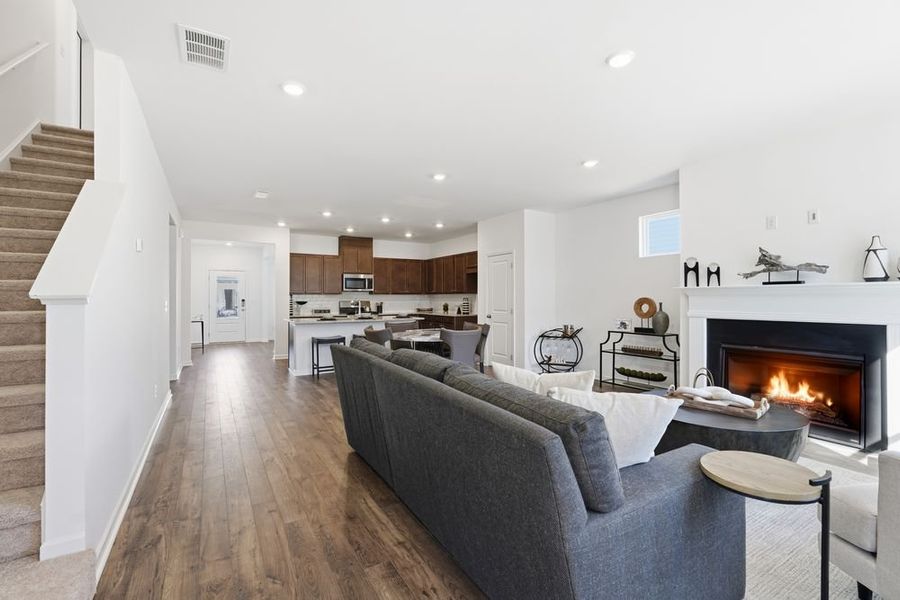 Representative furnished interior of a home built from the Norcross by Taylor Morrison in Windance Lake, Loganville (Image 27).