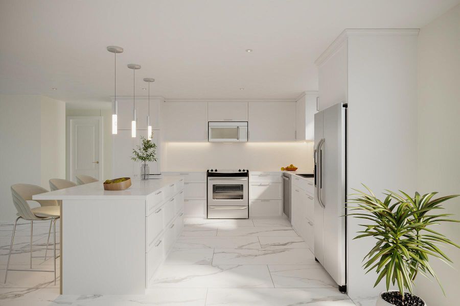 Furnished interior view inside a new home in , Fort Pierce (Image 3).