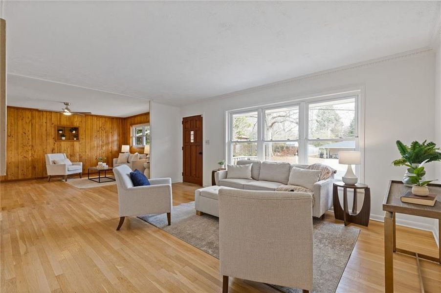 Furnished interior view inside a new home in , Marietta (Image 6).