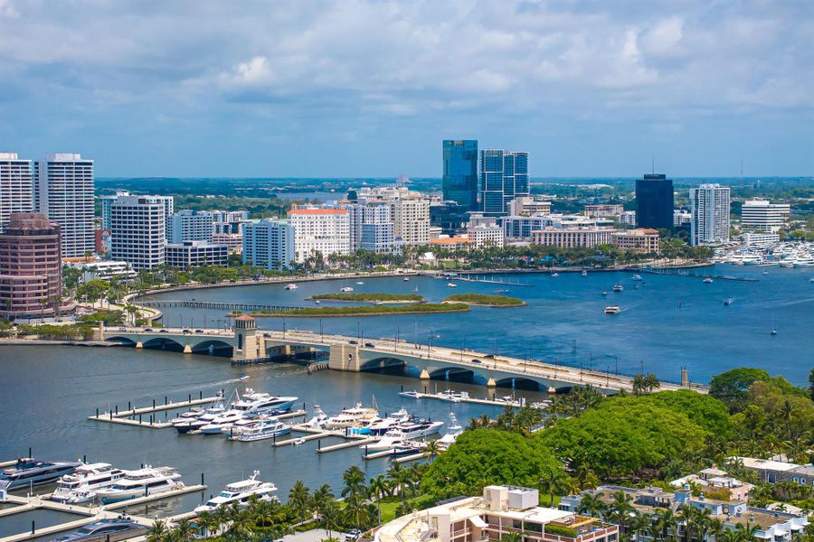 Furnished interior view inside a new home in , West Palm Beach (Image 15).