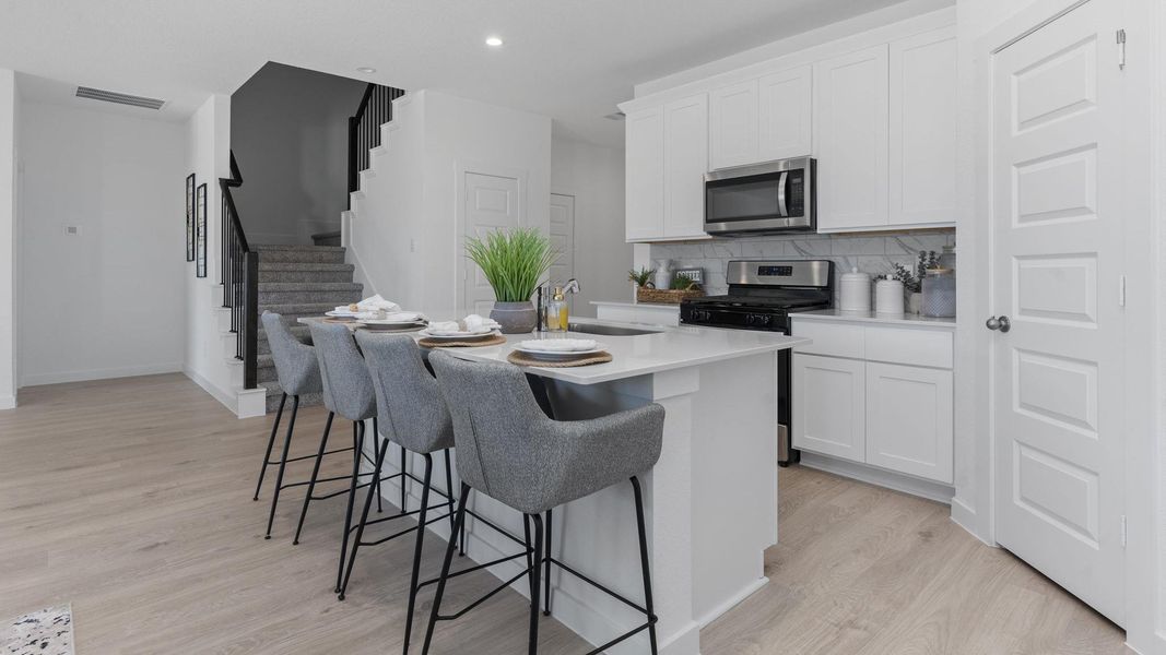 Furnished interior view inside a new home in Holly Ridge, Rosenberg (Image 13).