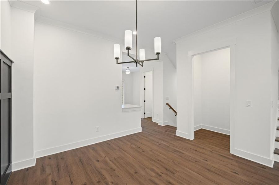 Spacious, unfurnished interior of a new home in Devin's Shire - A Kennesaw Tradition, Kennesaw (Image 29).