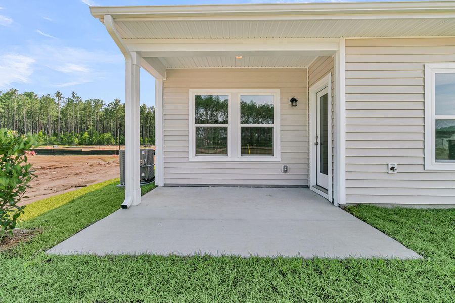 Exterior details and patio area of a home in , Summerville (Image 18). Exterior details and patio area of a home in , Summerville (Image 18).