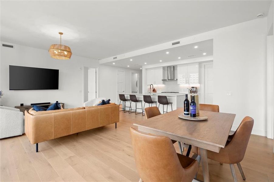 Furnished interior view inside a new home in The Dillon Buckhead, Atlanta (Image 12).